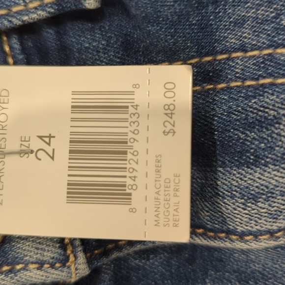 NWT Current Elliott The Stiletto 2 Year Destroy Stretch - Picture 12 of 13